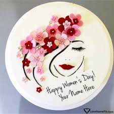 You are the flexible river that travel for a long distant but women you are always cute, sweet, lovely, darling, and adorable and source of strength. Cute Womens Day Cake Images With Name Editor On We Heart It