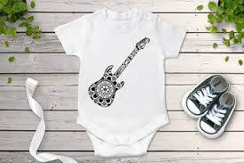 Download Guitar Mandala Svg Mandala Guitar Svg Cut Files Electric Classic Guitar
