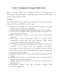 Maybe you would like to learn more about one of these? Tugas 1 Manajemen Strategik