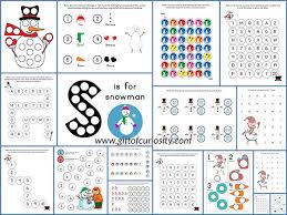 Free snowman dot to dot coloring in pages to print out. Snowman Do A Dot Printables Free Gift Of Curiosity