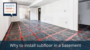 Carpet derived from organic materials (for instance, wool) will not stand up to moisture as effectively as artificial materials. Why To Install Subfloor In A Basement Youtube