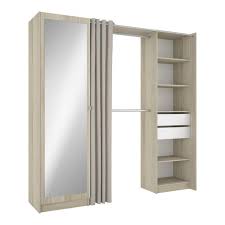 Kit Dressing Chene Dakota Dresscode H 218 3 X L 219 9 X P 50 Cm Leroy Merlin En 2020 Petit Meuble Rangement Dressing Meuble Salon