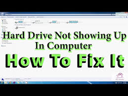 If you have completed the above checks and the external hard drive is still not showing on your computer, you. Hard Drive Not Showing Up In Computer How To Fix It For All Windows Versions Youtube