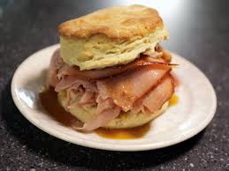 Smoked Ham Biscuit Sandwich Recipe Food Network Recipes Biscuit Sandwich Smoked Ham