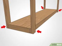 So join us as we take you through the process of getting this great piece together. 3 Ways To Build Garage Shelving Wikihow