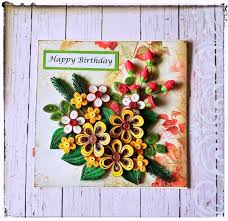 Elegant Birthday Cards For Women Elegant Blank Birthday Card Flowers Greeting Cards For Women Cute Floral Note Car Floral Note Cards Flower Birthday Cards Handmade Personalized Gifts