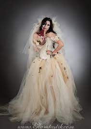 Wedding Dress Zombie Bride Wedding Dress Costume Dead Bride Costume Zombie Bride Costume