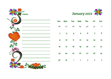 Free 2022 Blank Calendar Templates Calendarlabs