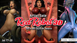 3D Porn Artist Sale: RedRobot3D with 50% Discount - Affect3D.com