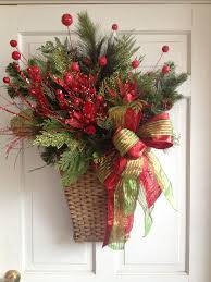 Christmas Basket Holiday Decor Christmas Christmas Flower Arrangements Christmas Floral Arrangements