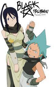 Black Star And Tsubaki By Kaonazhie Png 1600 2560 Soul Eater Soul Eater Couples Black Star