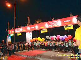 The race is organized by the penang state tourism development. Penonton Penang Bridge International Marathon 2017 Top 10 Result