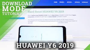 How To Enter Download Mode In Huawei Y6 2019 Boot Into Download Panel Youtube