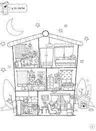 Resultat De Recherche D Images Pour Coloriage Chambre A Coucher Dans Maison Coloring Pages Colouring Pages Educational Worksheets