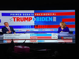 Santiago Aburto On Twitter Quien Gano El Debate Segun Encuesta De Telemundo Trump 66 Biden 34