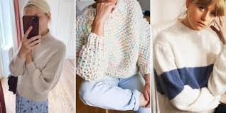 Pull col roulé femme en 100% laine couleur beige camel. 16 Patrons Pour Tricoter Un Pull Pour Femme Marie Claire