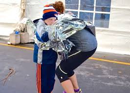 The guy passed me with half a kilometre left. I was a little heart broken.' 