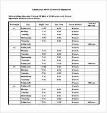 Weekly Work Schedule Template Free Best Of 17 Daily Work Schedule Templates Samples Doc Pdf Monthly Schedule Template Daily Work Planner Schedule Template