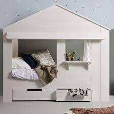 23.616 me gusta · 904 personas están hablando de esto. Kids House Cabin Bed In White Pine With Optional Storage Drawers Woood Cuckooland