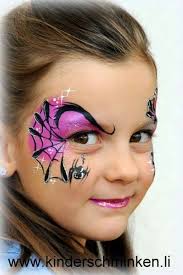 Spider Web Eye Witch Face Paint Face Painting Halloween Face Painting