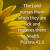 Sickness Healing Scriptures
