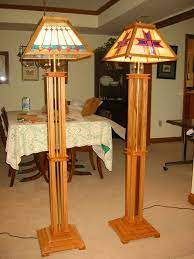 Browse a large selection of craftsman lampshade designs on houzz, including ceiling light shades, chandelier shades, glass lampshades and drum lamp shades. Mission Style Floor Lamps By Ampeater Lumberjocks Com Woodworking Community