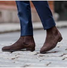 For a comfortable design that doesn't compromise on style, scroll leather chelsea boots to. Handmade Men Brown Suede Chelsea Boots Mens Suede Rebelsmarket