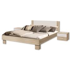 Optisch ist es ein hingucker und schaut. Bettanlage Sonoma Eiche Weiss 180x200 Cm Online Bei Roller Kaufen