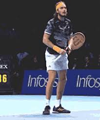However, tsitsipas too broke and leveled it soon but in the next game, rafa broke yet again without losing a single point this time. Tsitsipas Gifs Tenor
