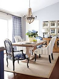 Shop wayfair for a zillion things home across all styles and budgets. Add Interest By Mixing Up Upholstery Fabrics On Host Hostess Chairs Dining Room Blue Dining Room Decor Home Decor