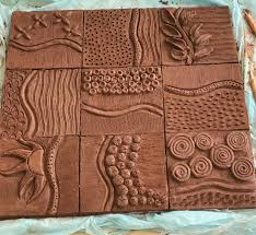 Terracotta Ceramic Wall Art Ceramic Texture Ceramic Tile Art