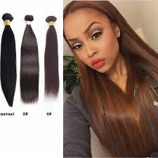 We are hair manufacture, so we can do factory price 2. 1pc Natual 2 4 Color Brazilian 100 Human Hair Extensions Straight Weave Weft Ebay