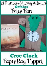 12 Months Of Literary Activities Peter Pan Literary Activities Peter Pan Peter Pan Crafts