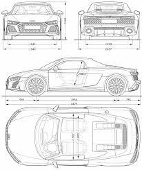 Audi R8 Car Blueprint Audi A3 Sedan Audi A3 Cabriolet Audi A3