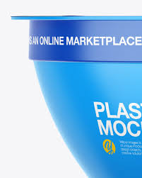 Home free yogurt cup mockups. Plastic Yogurt Cup Mockup In Cup Bowl Mockups On Yellow Images Object Mockups