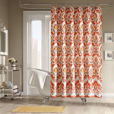 Sophisticated Fall Shower Curtains For Guest Bathrooms Fabric Shower Curtains Fall Shower Curtain Orange Shower Curtain