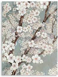 Check spelling or type a new query. Amazon Com Cherry Blossom Wall Art Sakura Painting Japanese White Flower Tree Wall Decor Hd Decoration For Living Room And Office 24 X32 X1 Panel Wall Art