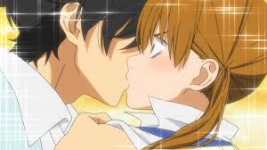 Cutest Anime Kiss Ever Haru X Shizuku Tonari No Kaibutsu Kun My Little Monster Little Monsters Anime Kiss