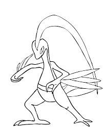 Grovyle Lineart By Elsdrake On Deviantart Pokemon Sketch Pokemon Coloring Pokemon Coloring Pages
