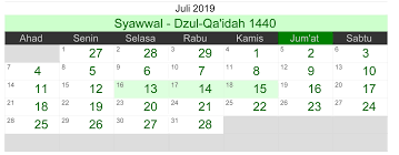 It will take you to the printing page, where you can take the printout by clicking on the browser print button. Kalender Islam 2019
