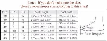 Military Boots Size Chart Military And Army Surplus