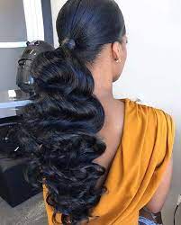 23 Cool Black Ponytail Hairstyles You Have To Try Stayglam Black Ponytail Hairstyles Weave Ponytail Hairstyles Hair Ponytail Styles