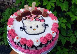 Namun, beda dengan zaman sekarang di mana banyak sekali kue ulang tahun unik dan menarik. 12 Bahan Membuat Kue Ulang Tahun Hello Kitty Yang Mudah Cookandrecipe Com