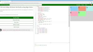 13 22 Css Grid Align All Items Vertically Using Align Items Learn Fre Css Grid Css Grid