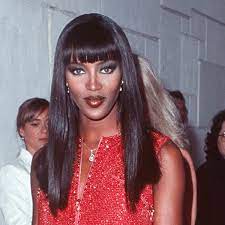 '90, along with naomi campbell, christy turlington, cindy crawford, and linda evangelista. Great Outfits In Fashion History Naomi Campbell S Sparkly Red Shift Dress Fashionista