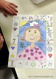 Art Lesson Plans For K 12 2nd 3rd Grade Self Portraits 3rd Grade Art Lesson Art Lesson Plans Art Lessons Elementary