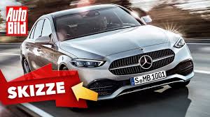 Vereinzelt müssen g 63 amg kunden bis zu 24 monate auf ihren geländewagen warten. Mercedes C Klasse Limousine 2021 Neuvorstellung Skizze Info Youtube