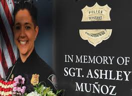 Photos: Memorial set up for Greenville Police Officer Ashley Munoz
