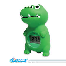 If a baby is dealing with a fever, it's important to cool them down properly during bath time. Baby Crocodile Bath Thermometer Kenhealth An Expert Of High Quality Baby Care And Thermometer Products