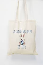 Tote Bag Paques Personnalise Sac Chasse Aux Oeufs Livraison Rapide Tote Bag Chasse Aux Oeufs Sac